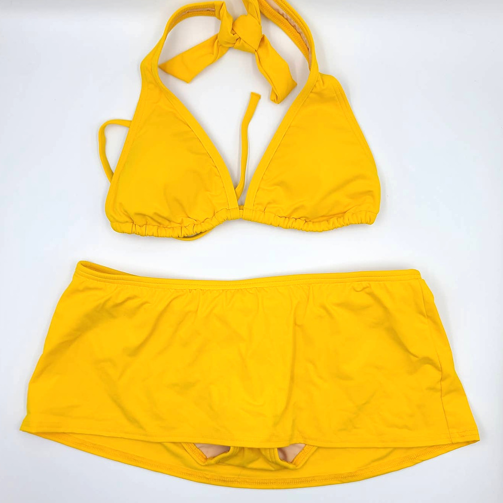 Lands' End Skirted Bikini NEW
